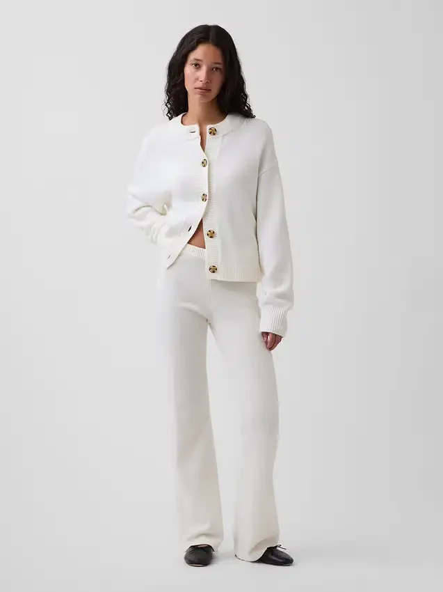 CashSoft oversized grovstrikket cardigan