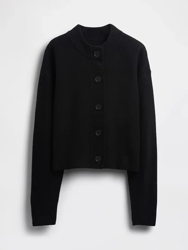 CashSoft oversized grovstrikket cardigan
