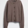 CashSoft oversized grovstrikket cardigan