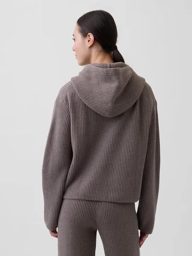 CashSoft oversized hettegenser med shaker-mønster