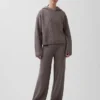 CashSoft oversized hettegenser med shaker-mønster