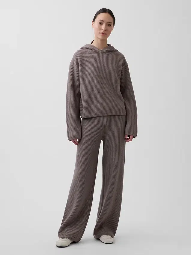 CashSoft oversized hettegenser med shaker-mønster