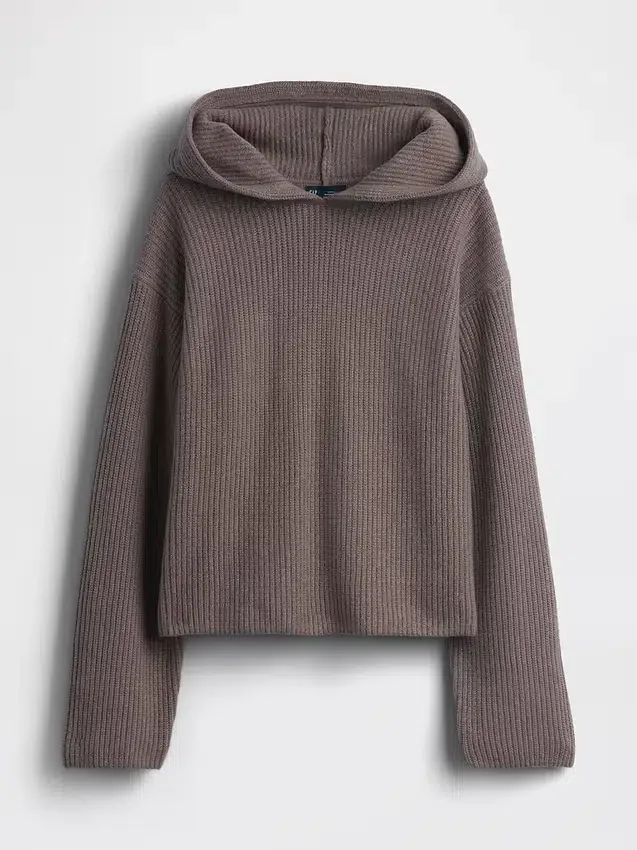 CashSoft oversized hettegenser med shaker-mønster