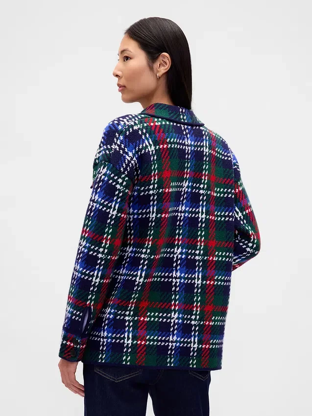 CashSoft oversized skjortejakke