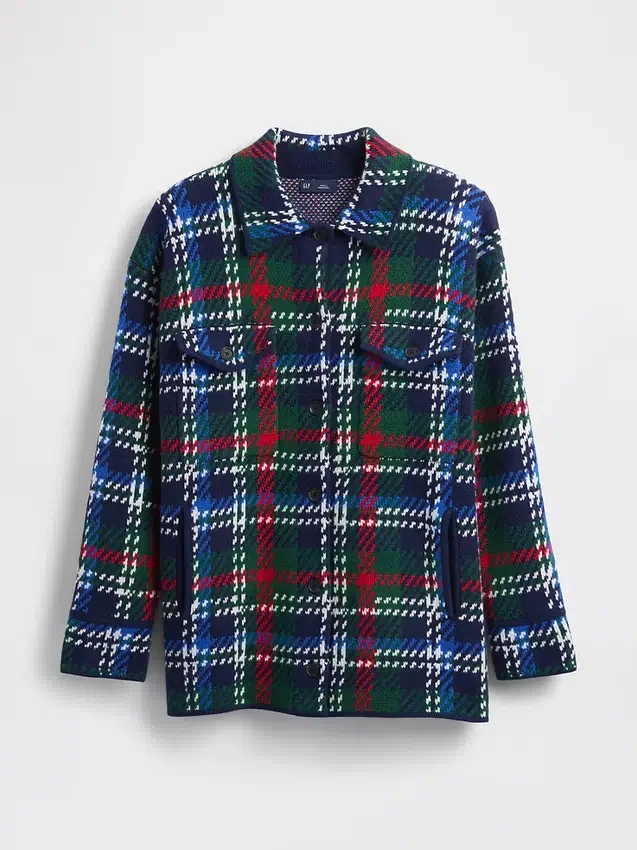CashSoft oversized skjortejakke