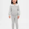 CashSoft-ribbestrikkede leggings for Baby og Småbarn