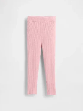CashSoft-ribbestrikkede leggings for Baby og Småbarn