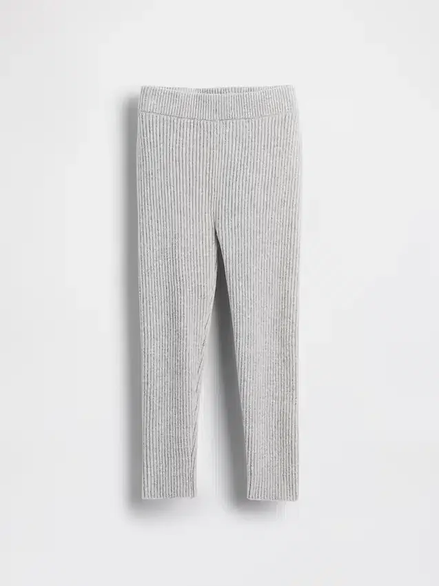 CashSoft-ribbestrikkede leggings for Baby og Småbarn