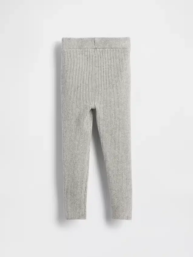 CashSoft-ribbestrikkede leggings for Baby og Småbarn