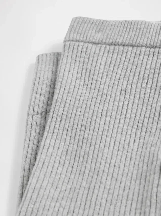 CashSoft-ribbestrikkede leggings for Baby og Småbarn