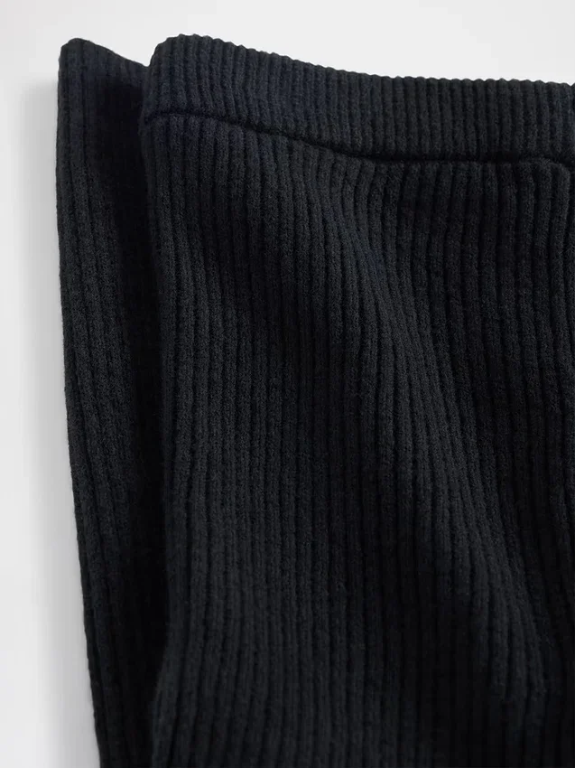 CashSoft-ribbestrikkede leggings for Baby og Småbarn