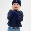 CashSoft-sett med strikket lue og votter for Baby og Småbarn