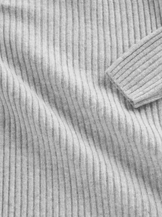CashSoft turtleneck-maksikjole