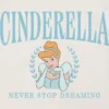 Cinderella-T-skjorte med grafisk trykk for småbarn