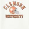 Clemson University fotball-T-skjorte med vintage-grafikk