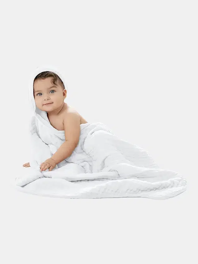 Comfy Cubs babyhåndkle med hette