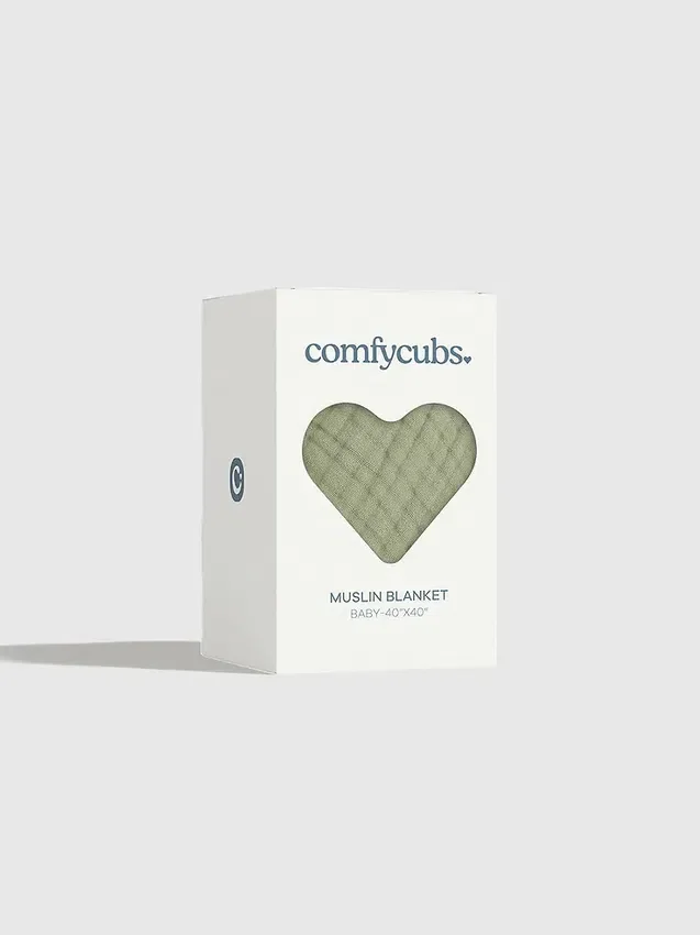 Comfy Cubs babyteppe i musselin