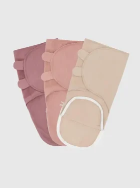 Comfy Cubs Easy Swaddle-tepper med glidelås