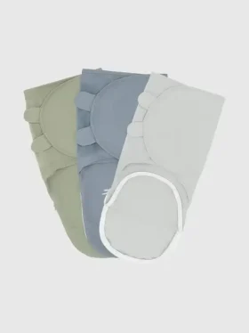 Comfy Cubs Easy Swaddle-tepper med glidelås