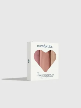 Comfy Cubs Easy Swaddle-tepper med glidelås