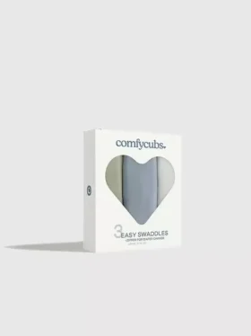 Comfy Cubs Easy Swaddle-tepper med glidelås