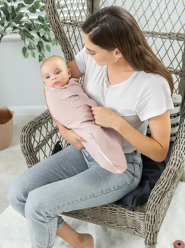 Comfy Cubs Easy Swaddle-tepper med glidelås