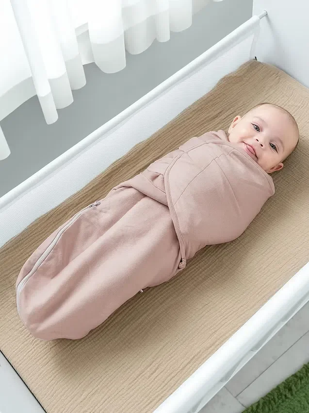 Comfy Cubs Easy Swaddle-tepper med glidelås