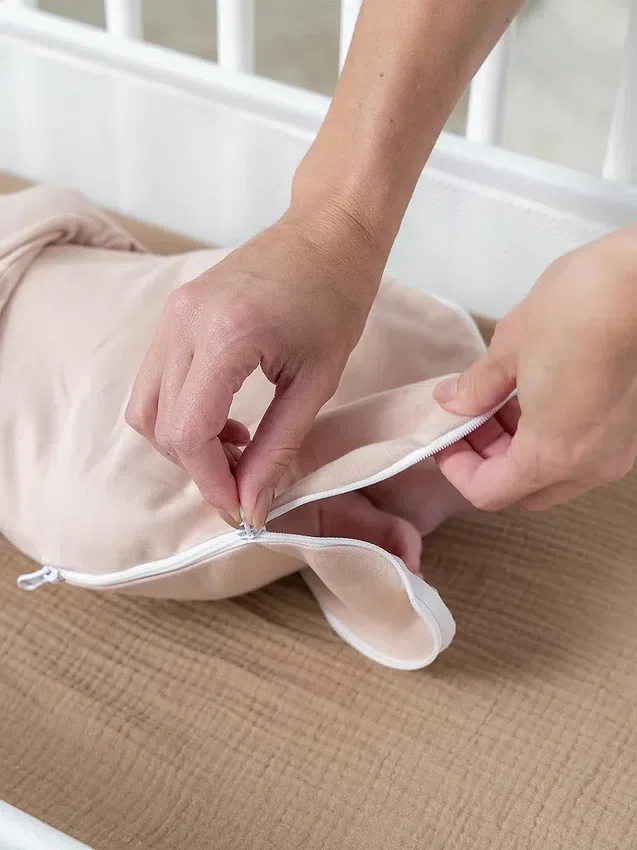 Comfy Cubs Easy Swaddle-tepper med glidelås