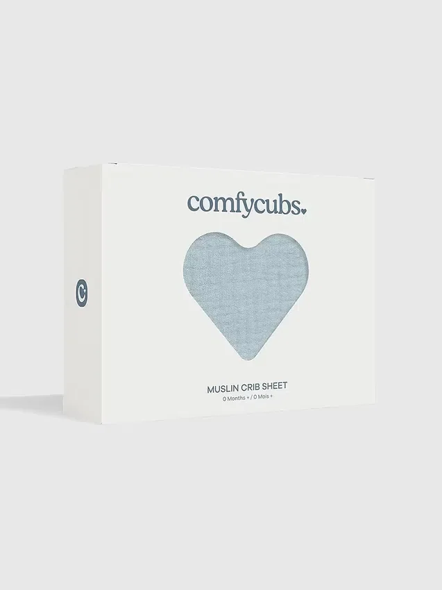 Comfy Cubs muslin-laken til barneseng