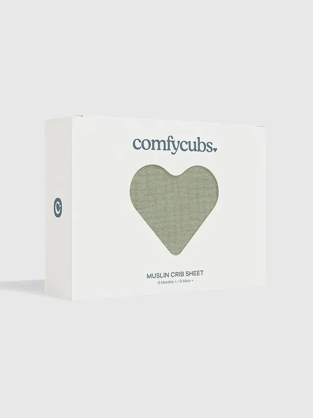 Comfy Cubs muslin-laken til barneseng