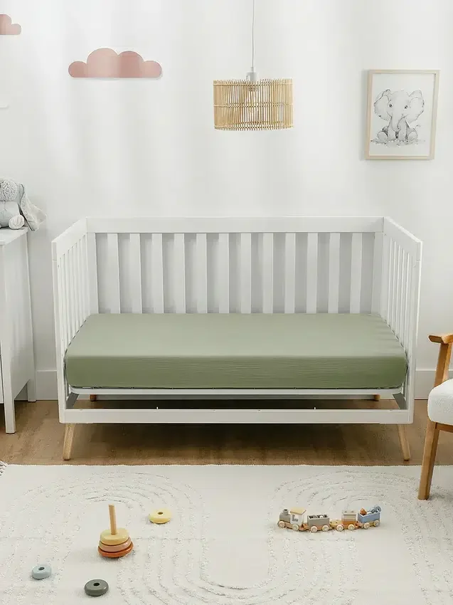 Comfy Cubs muslin-laken til barneseng
