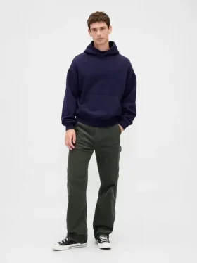 Corduroy «90S» løse tømmerbukser