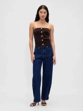 Corduroy-vest uten stropper