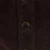 Corduroy-vest uten stropper
