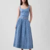 Crop-bustier-top med hullmønster