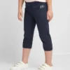 Crop-sweatshirt med dekorert logo