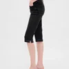 Cropped capri-Jeans med høy midje
