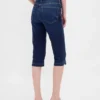 Cropped capri-Jeans med høy midje