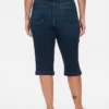 Cropped capri-Jeans med høy midje