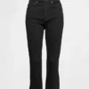 Cropped capri-Jeans med høy midje
