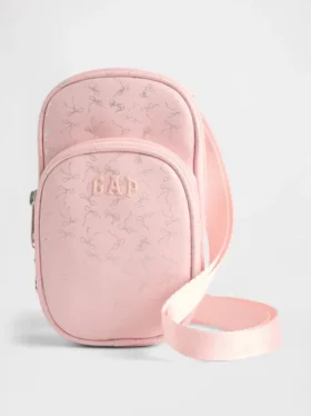 Crossbody-veske for barn med sløyfelogo