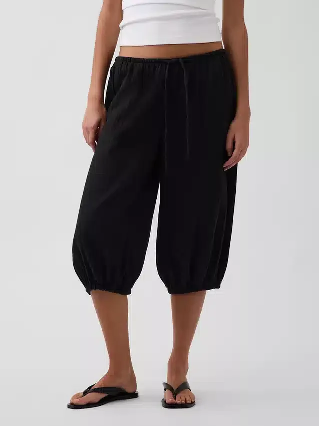 Culotte-bukser i bomullsgasbind