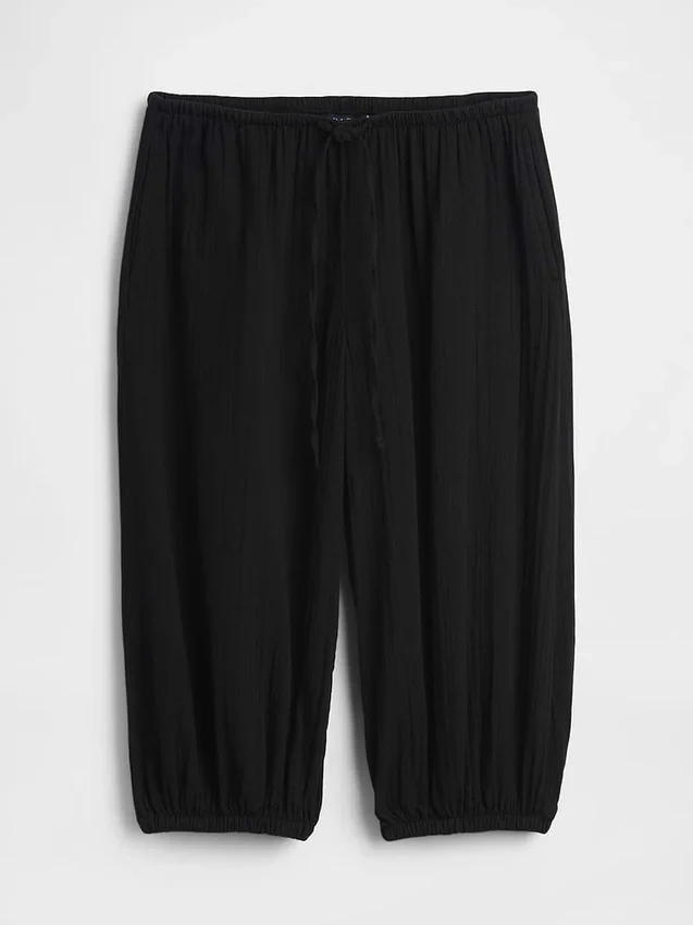 Culotte-bukser i bomullsgasbind
