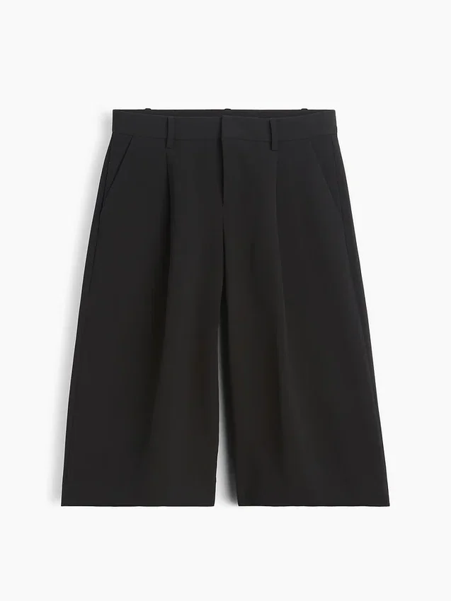 Culotte-bukser med lav midje