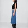 Culotte-Jeans med høy midje