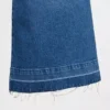 Culotte-Jeans med høy midje