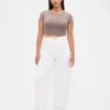 Curvy High Rise Barrel-Jeans