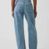 Curvy High Rise Barrel-Jeans