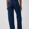 Curvy High Rise Barrel-Jeans