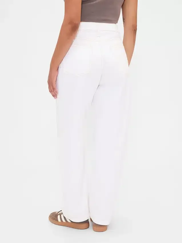 Curvy High Rise Barrel-Jeans